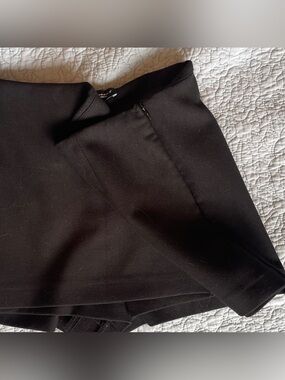 Zara Black Mini Skort XL